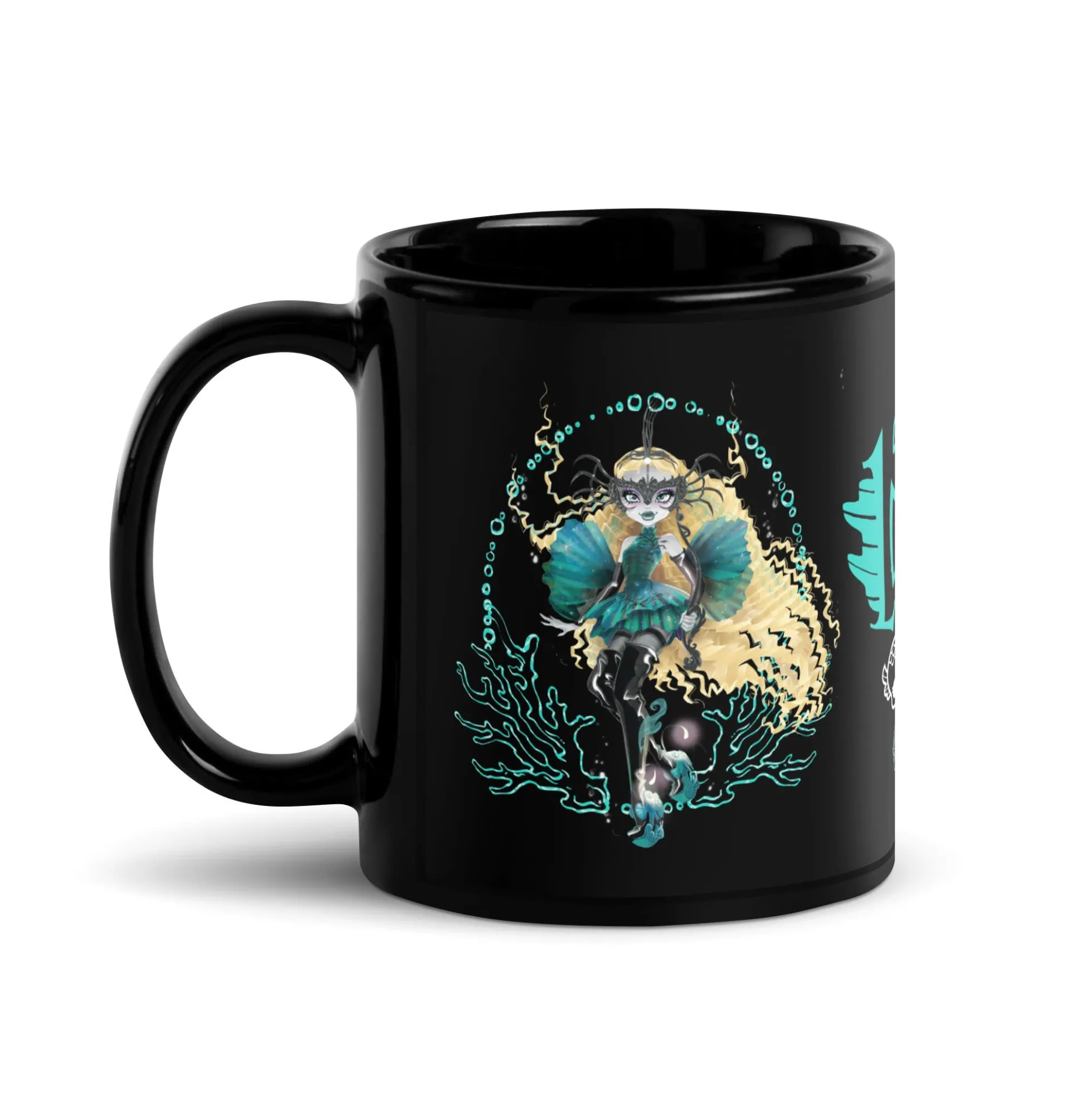 Monster High Lagoona Blue Black Mug