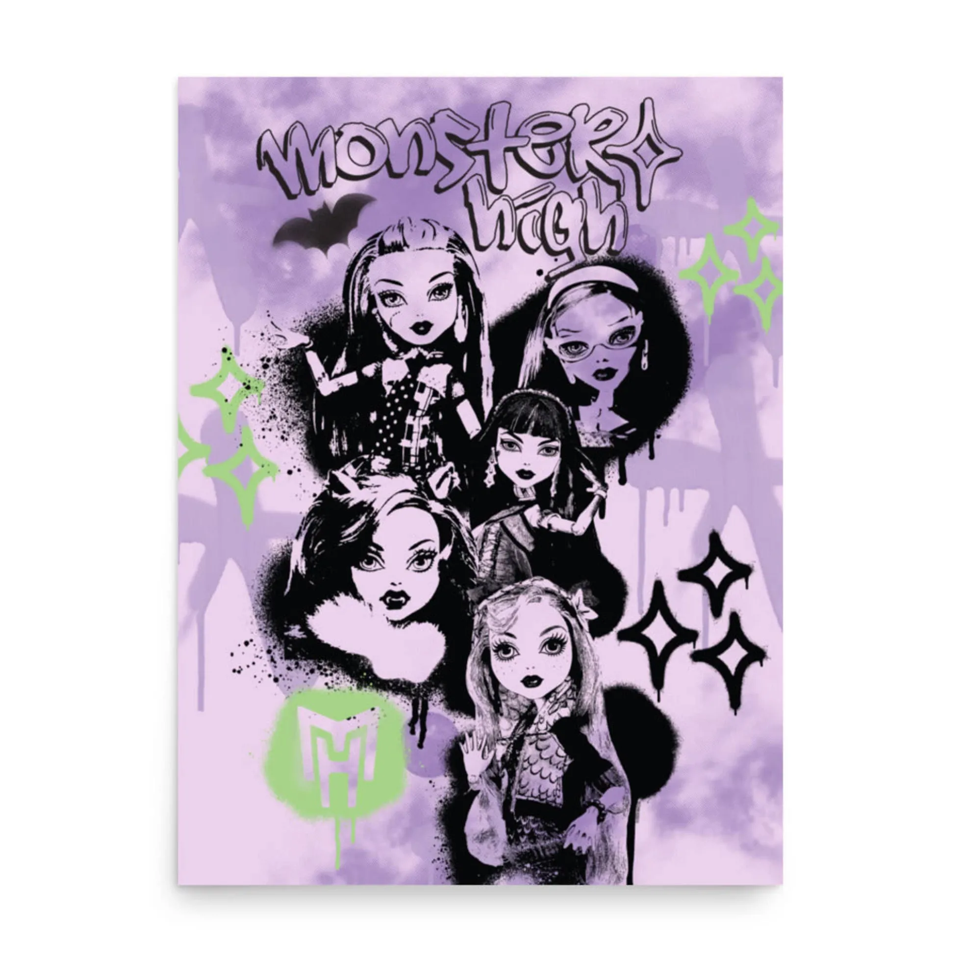 Monster High Lunar Monsters Purple Poster