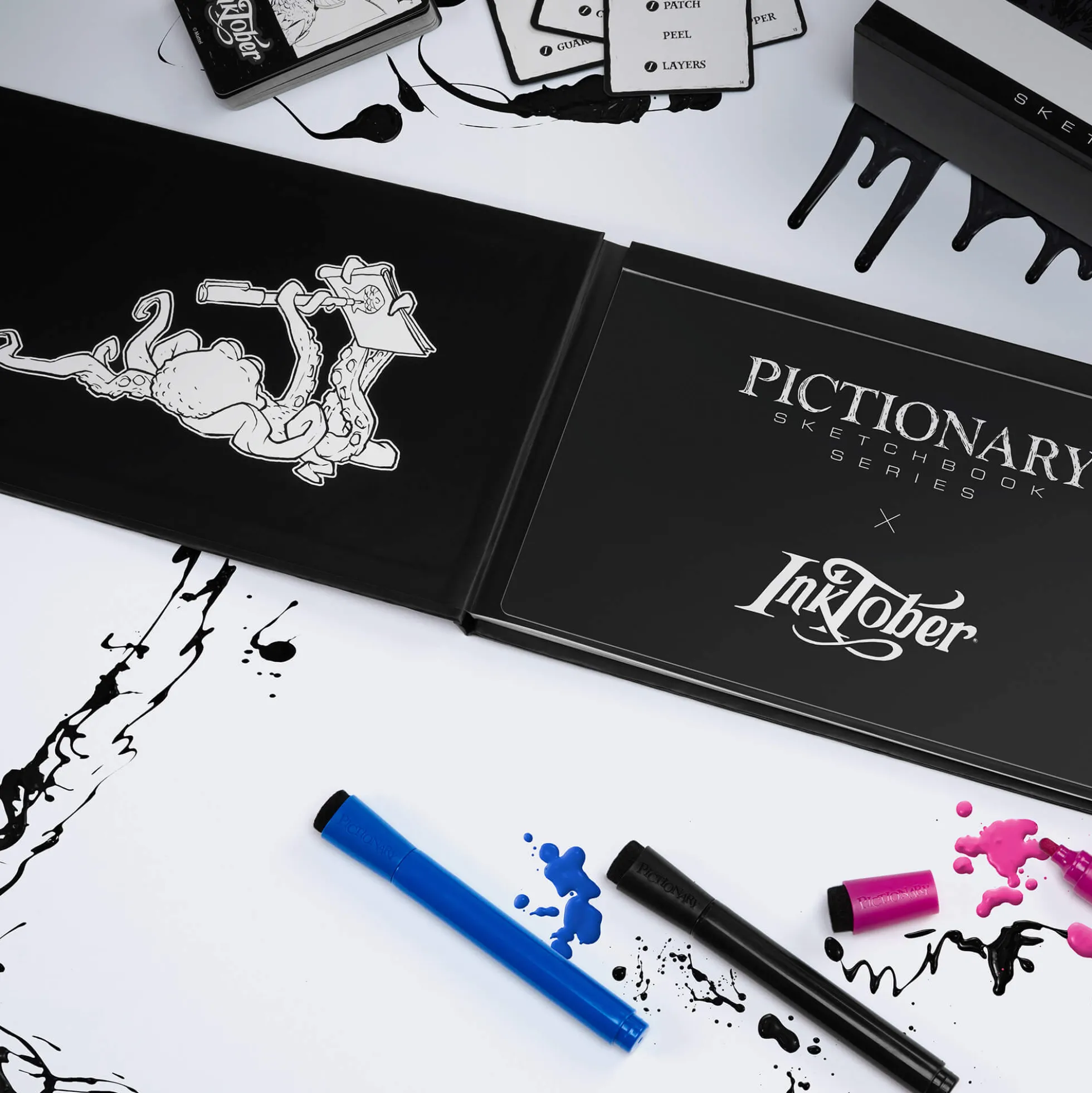 Pictionary Sketchbook x Inktober