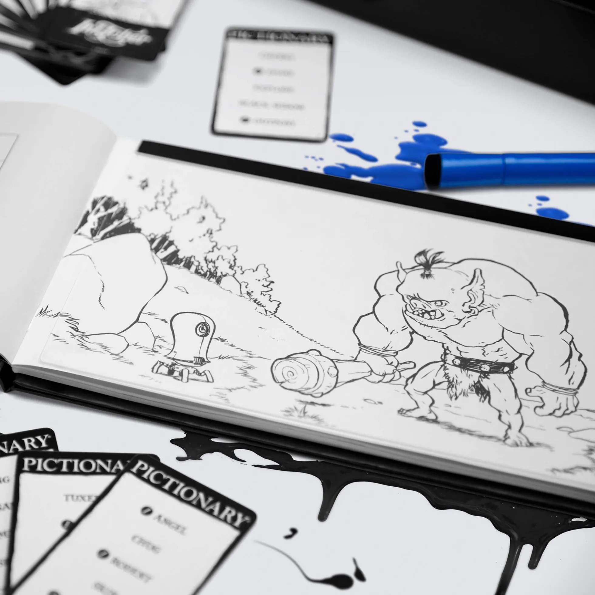 Pictionary Sketchbook x Inktober