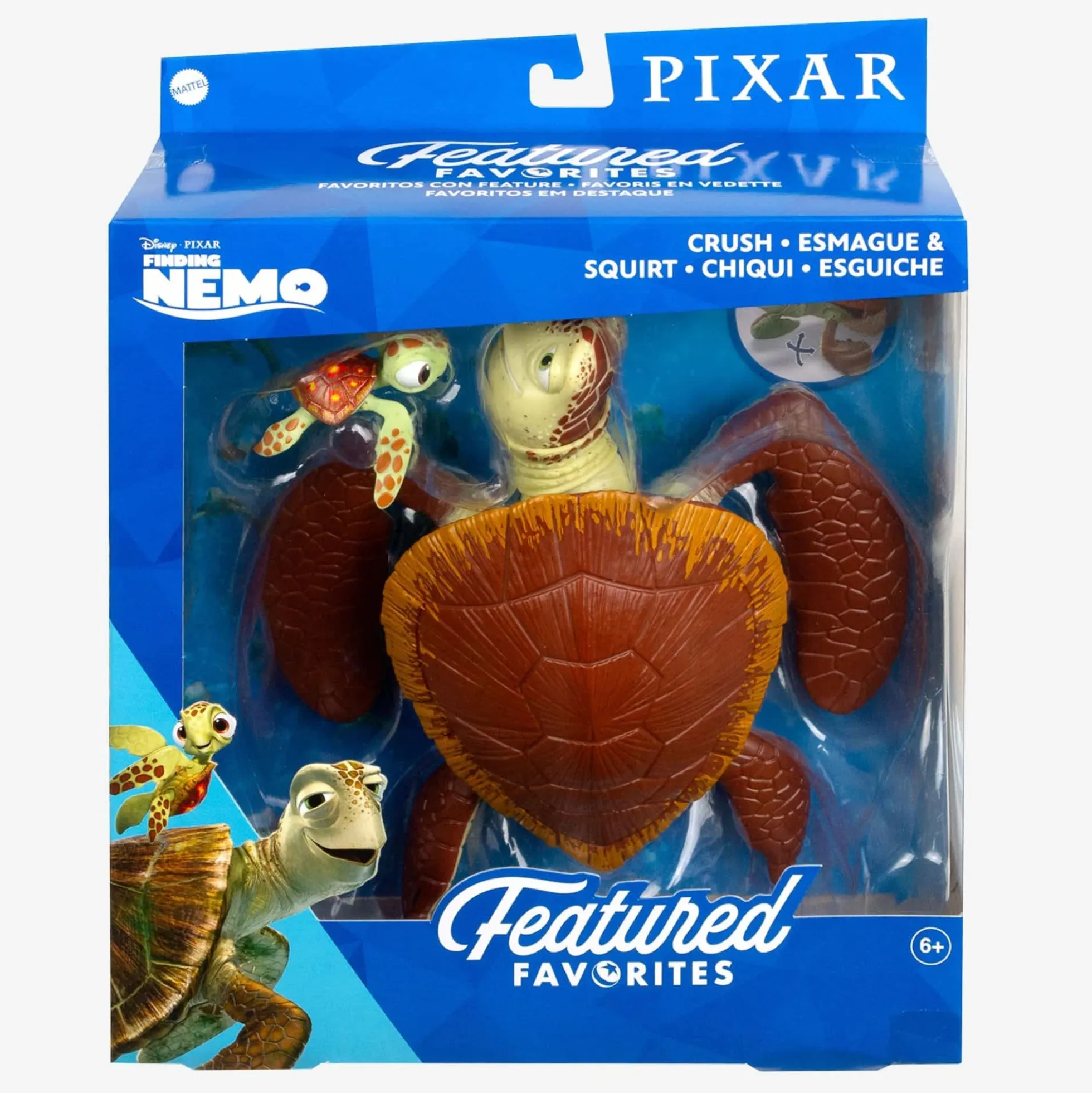 Pixar Featured Favorites Crush & Squirt Figures