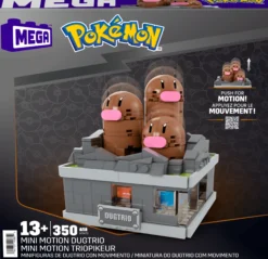 Pokémon Mini Motion Dugtrio Building Set by MEGA