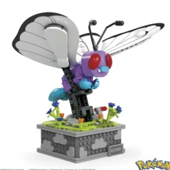 Pokémon Motion Butterfree with Motion Brick Building Set by MEGA