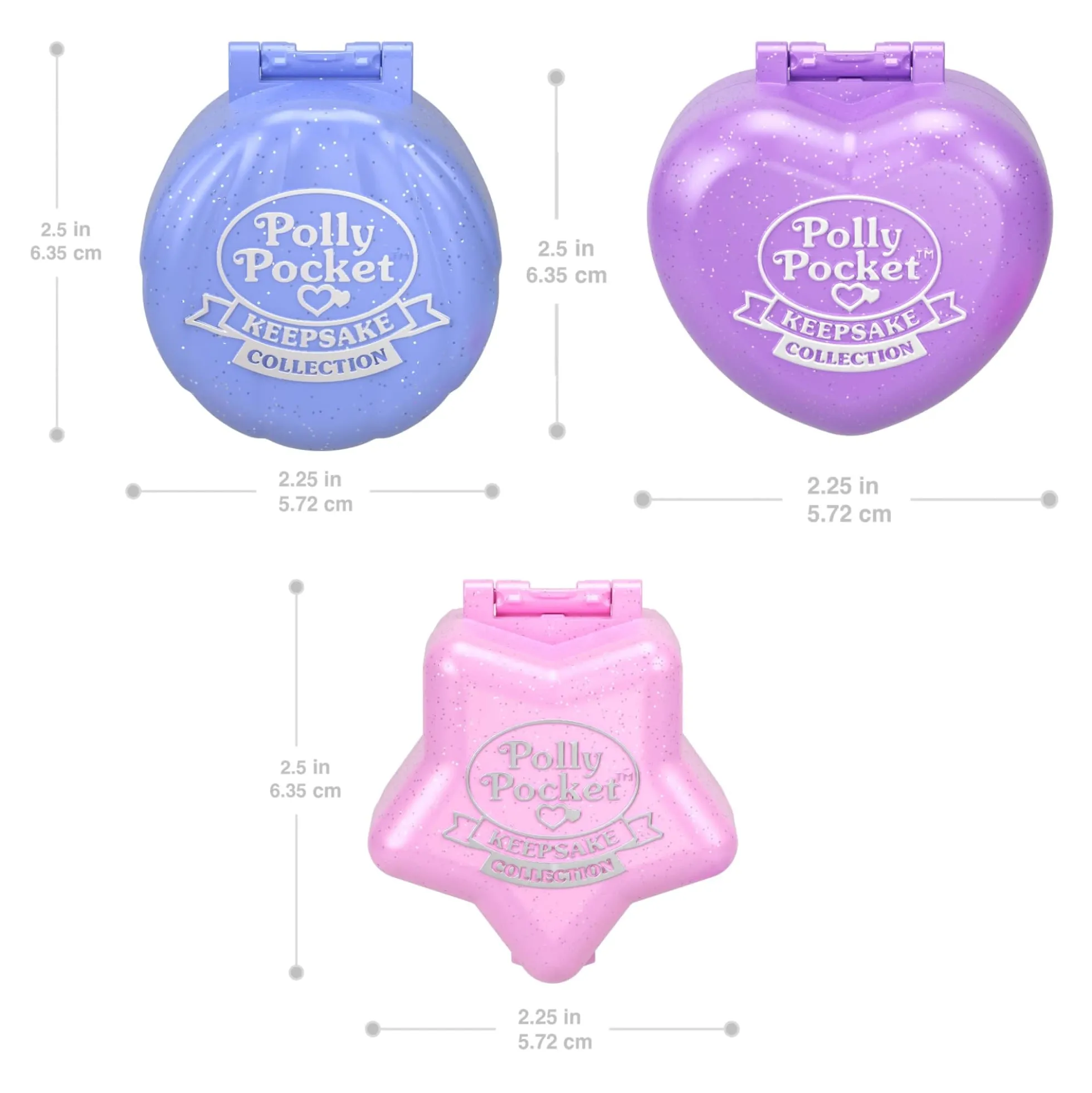 Polly Pocket Collector, Heritage Ring Box 3 Pack