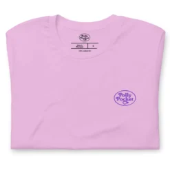 Polly Pocket Icons Embroidered Pink T-Shirt
