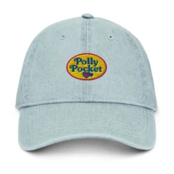 Polly Pocket Logo Light Blue Denim Hat