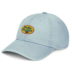 Polly Pocket Logo Light Blue Denim Hat
