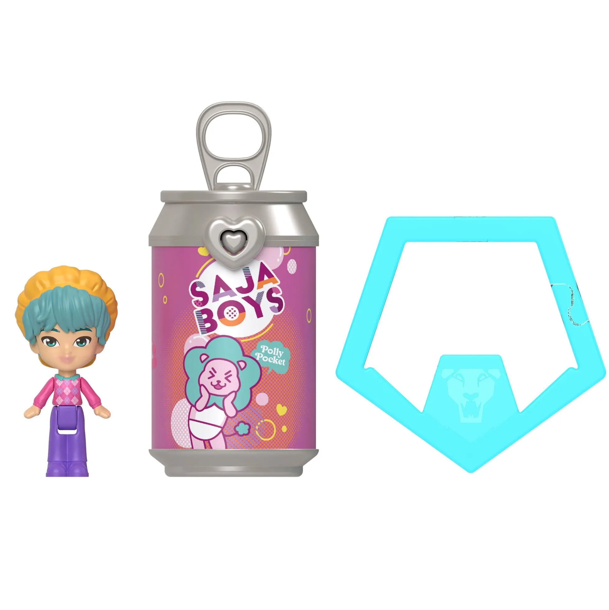 Polly Pocket x KPop Demon Hunters Saja Boys 5-Pack