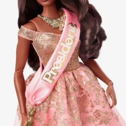 President Barbie in Pink and Gold Dress – Barbie The Movie