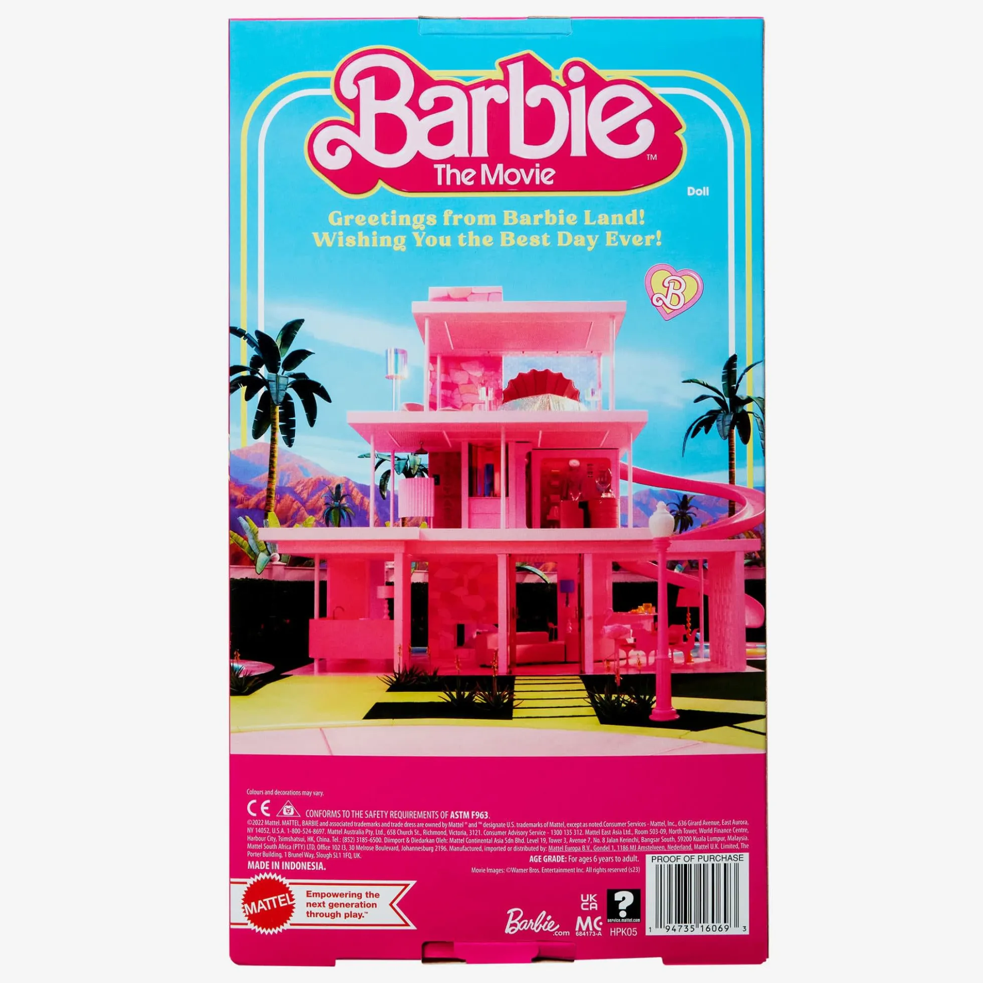 President Barbie in Pink and Gold Dress – Barbie The Movie