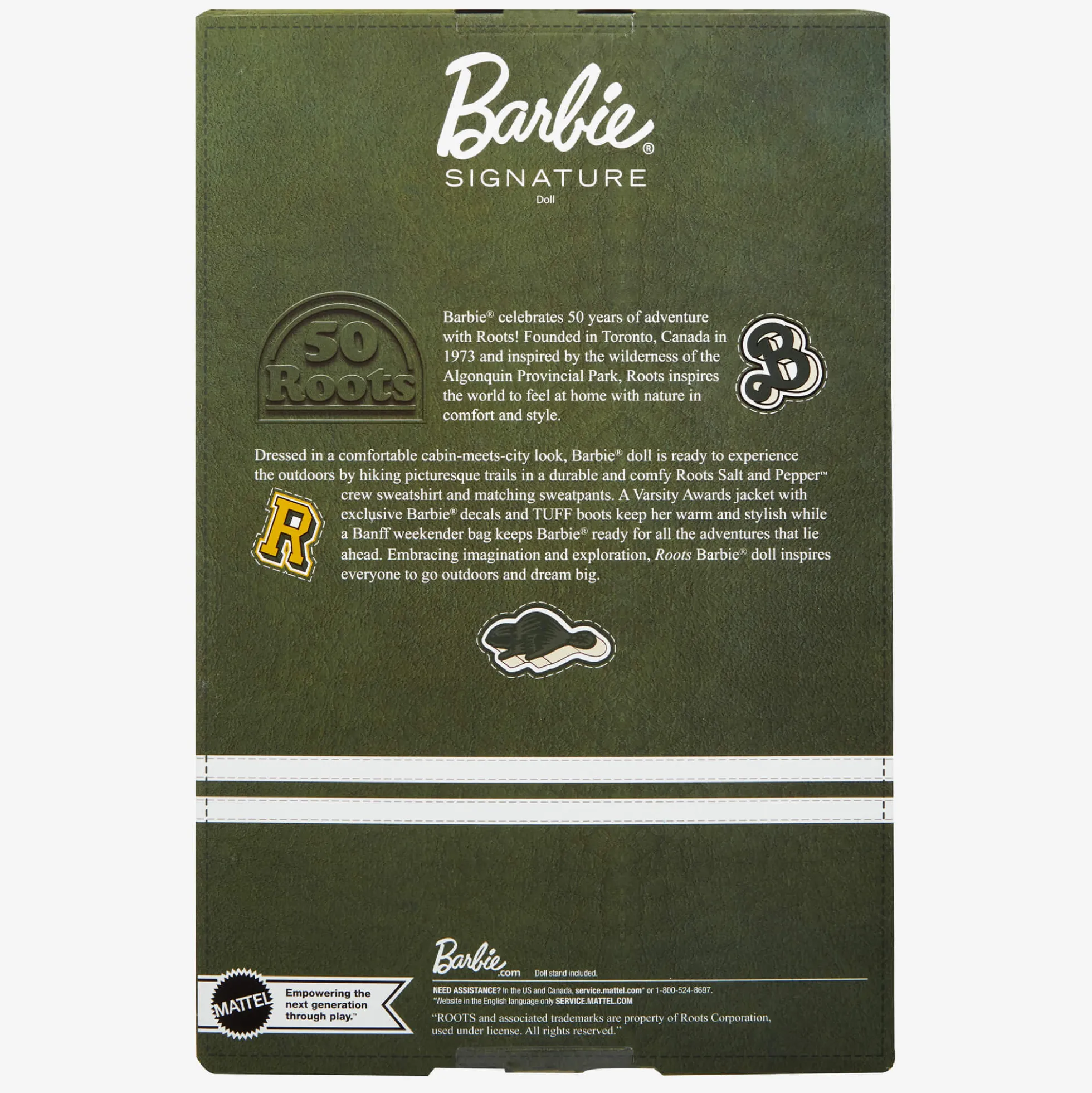 Roots 50th Anniversary Barbie Doll