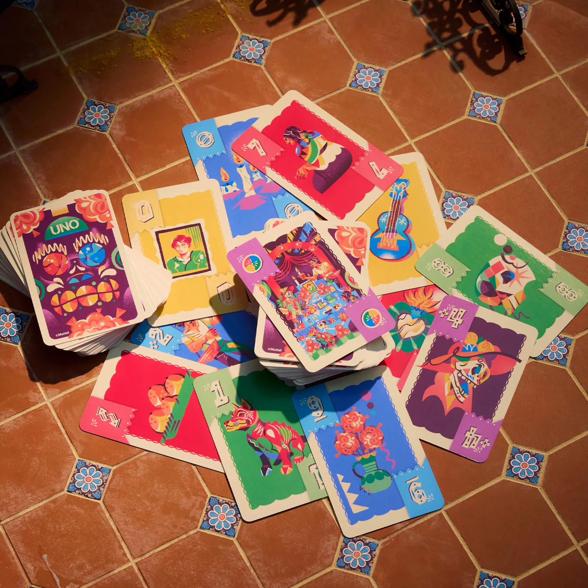 UNO Canvas Día de Muertos Card Game