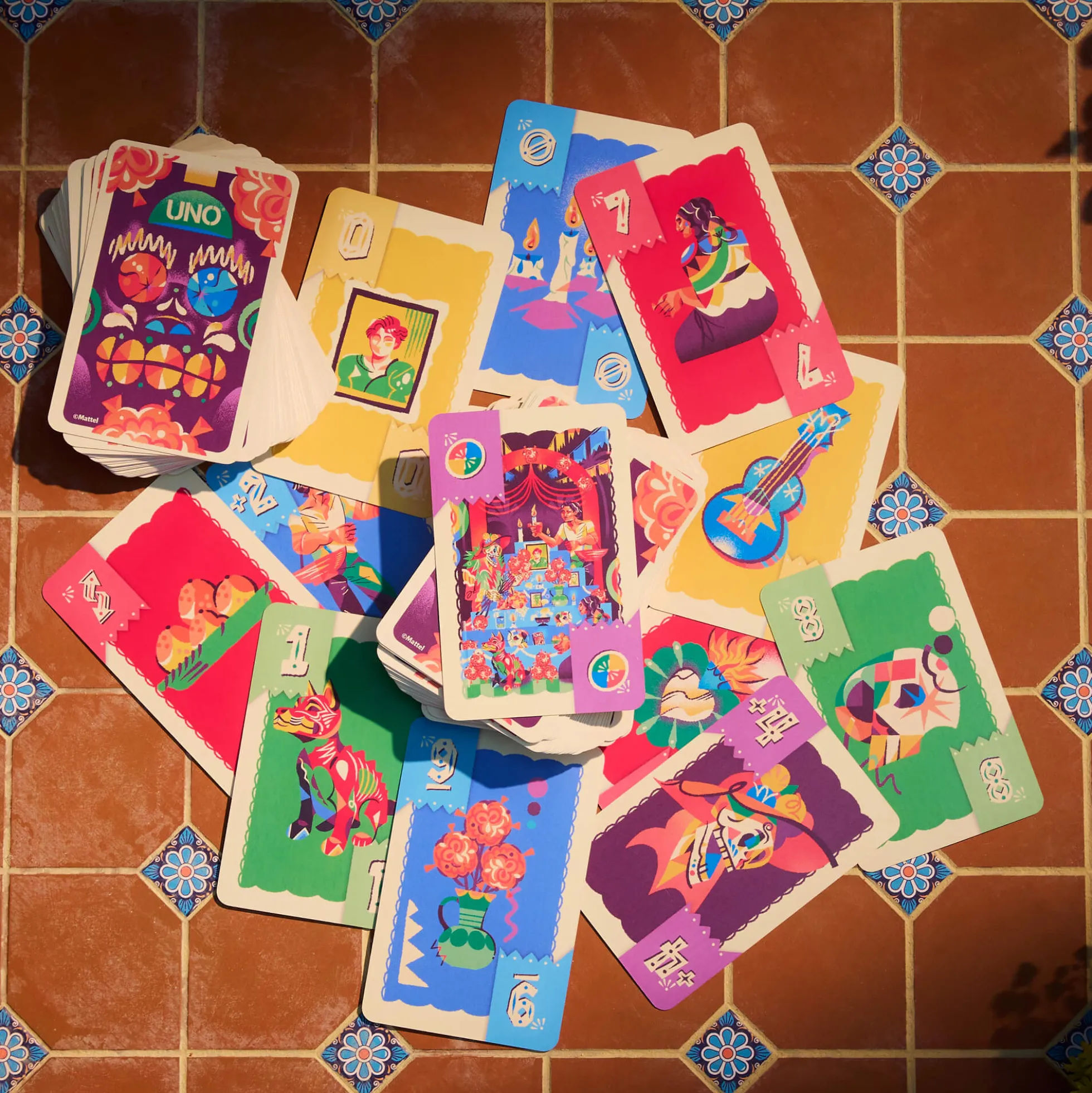 UNO Canvas Día de Muertos Card Game