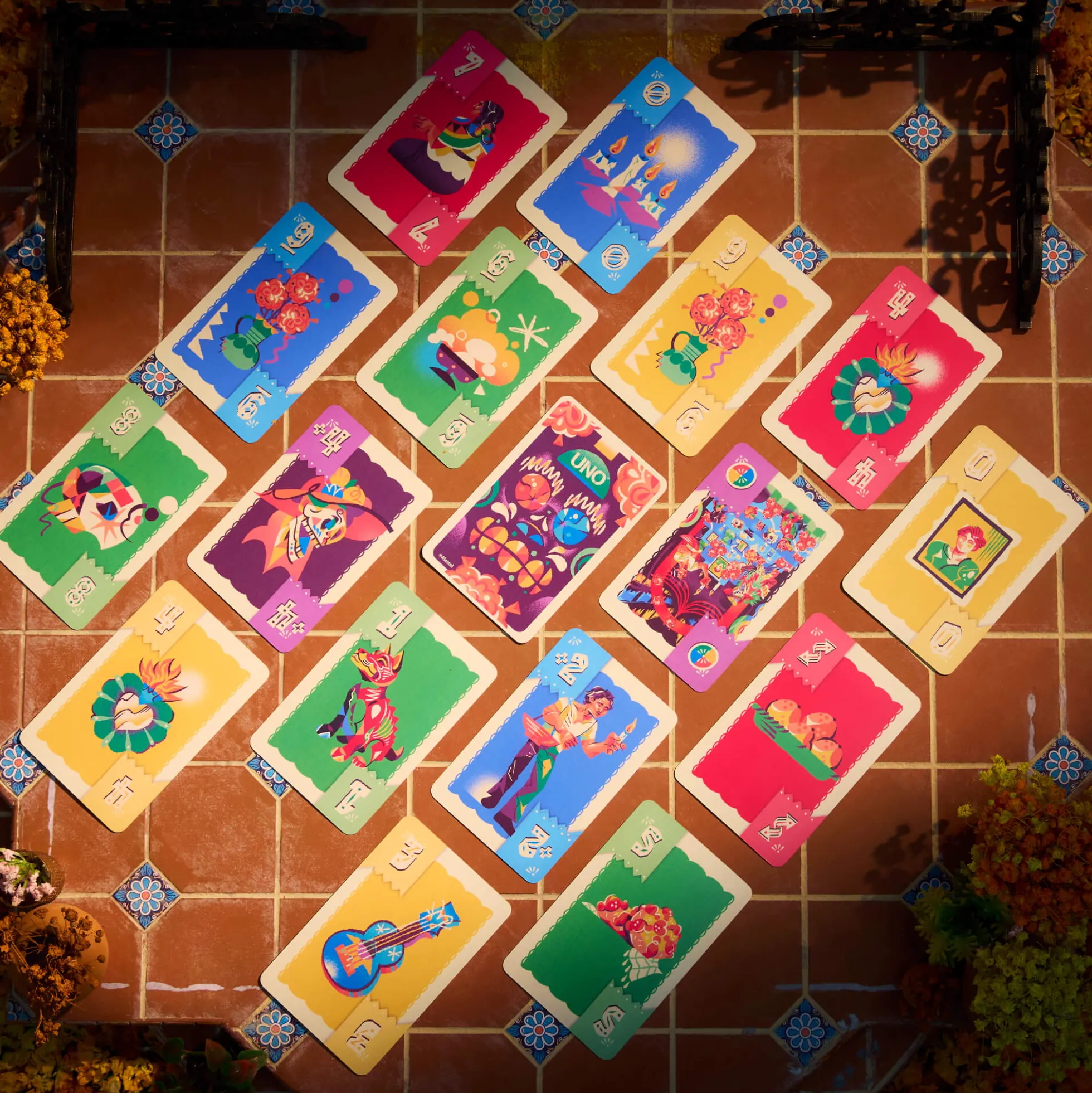 UNO Canvas Día de Muertos Card Game