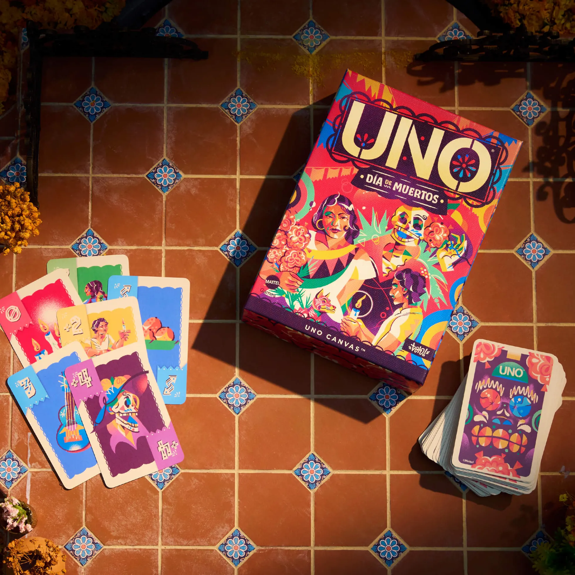 UNO Canvas Día de Muertos Card Game