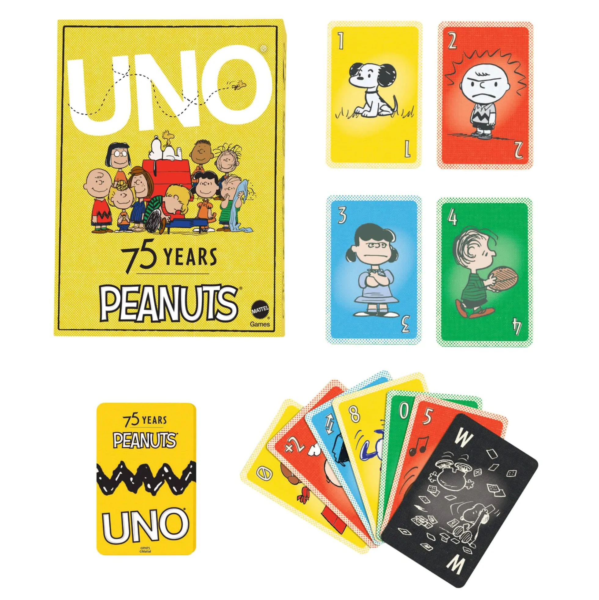 UNO Canvas Peanuts Card Deck