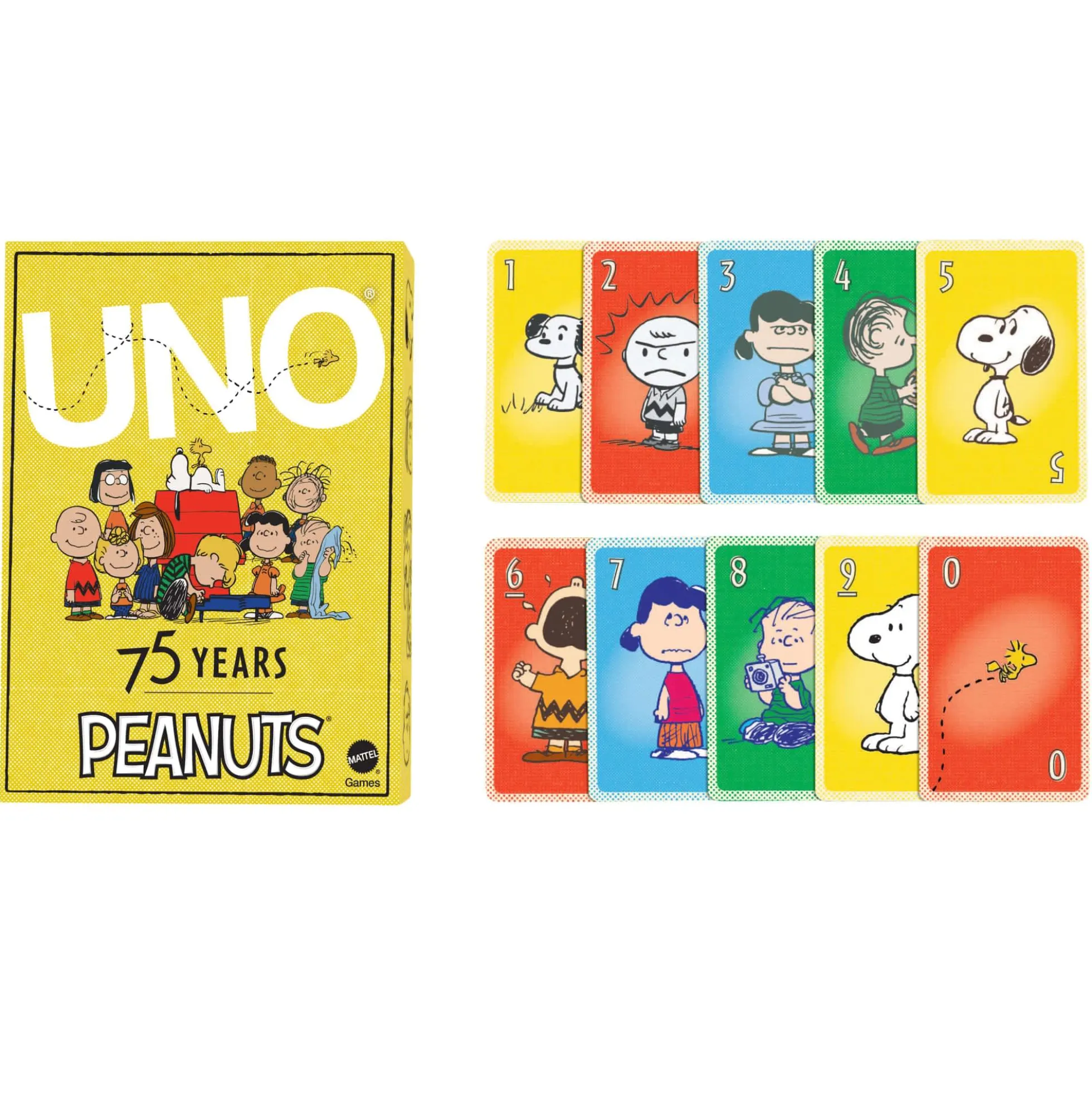 UNO Canvas Peanuts Card Deck
