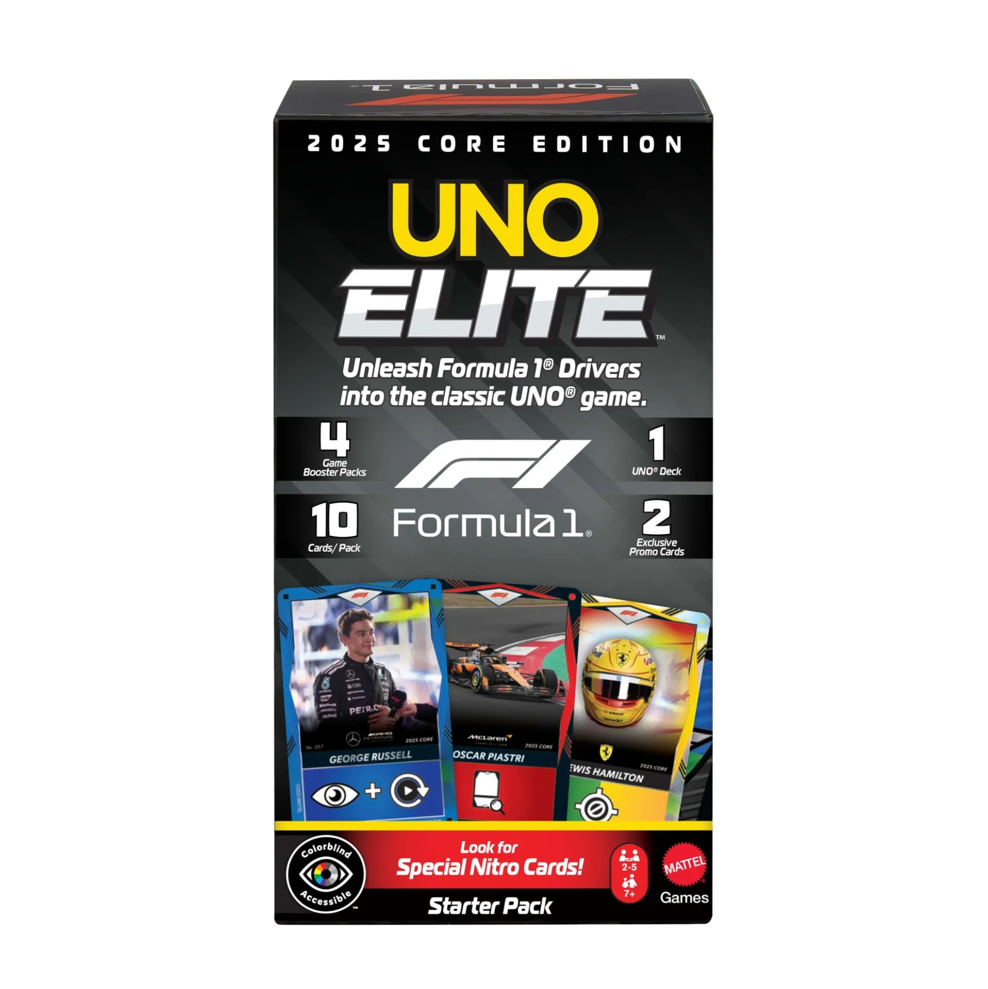 UNO Elite Formula 1® 2025 Core Edition Starter Pack