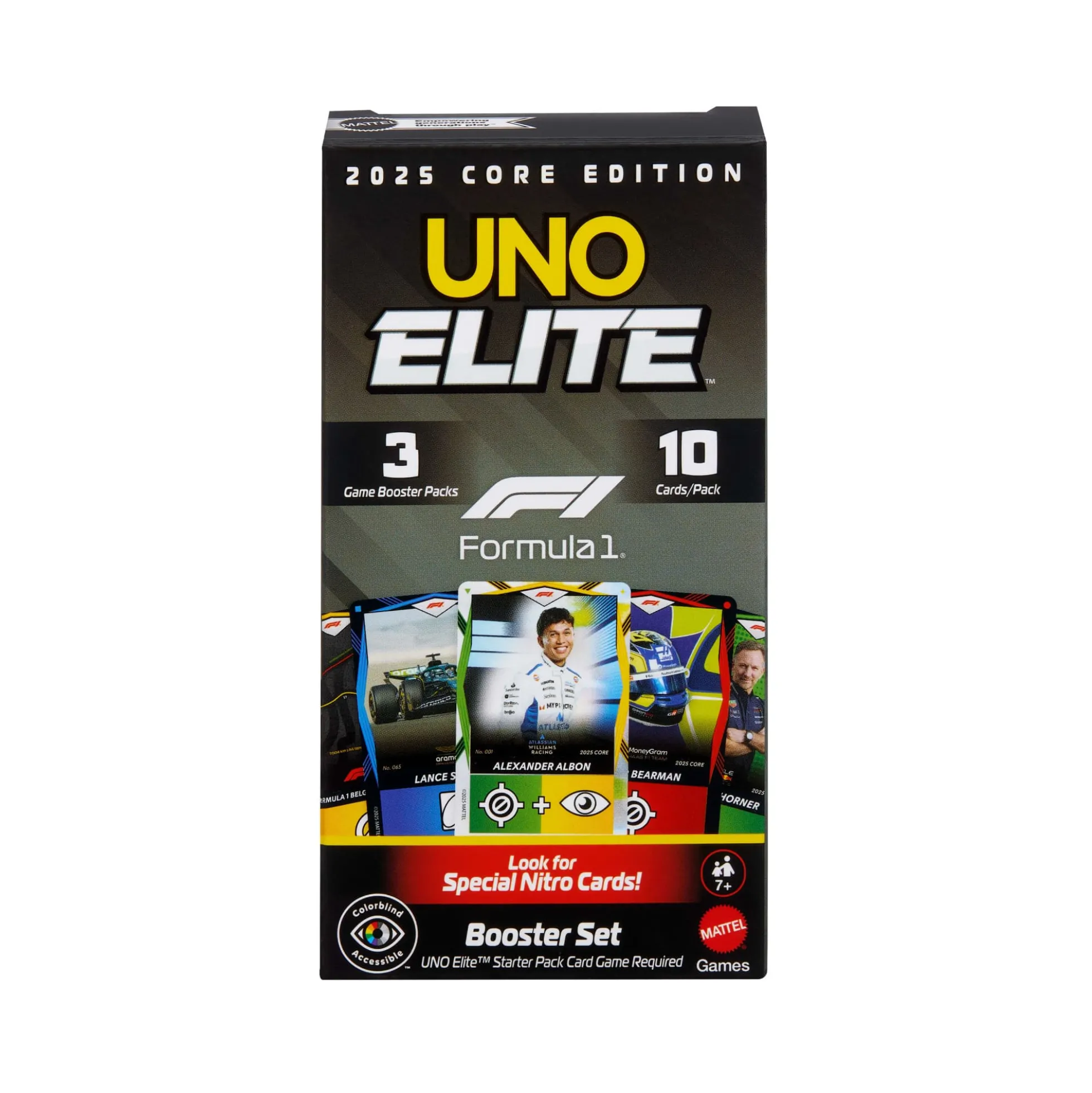 UNO Elite™ Formula 1® 2025 Core Edition Booster Set