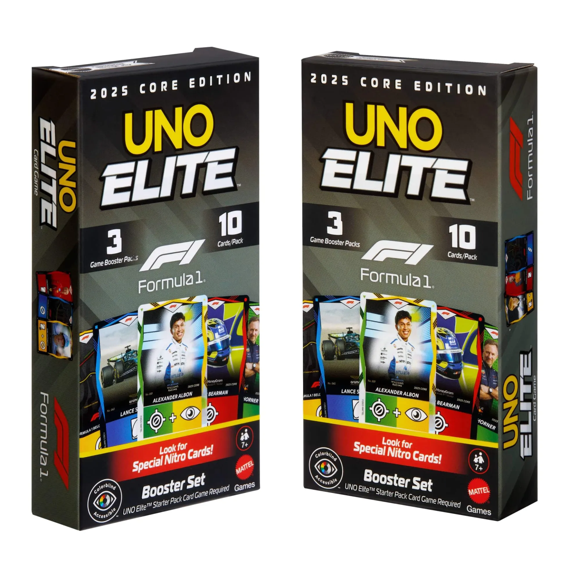 UNO Elite Formula 1® 2025 Core Edition Booster Set 2-Pack