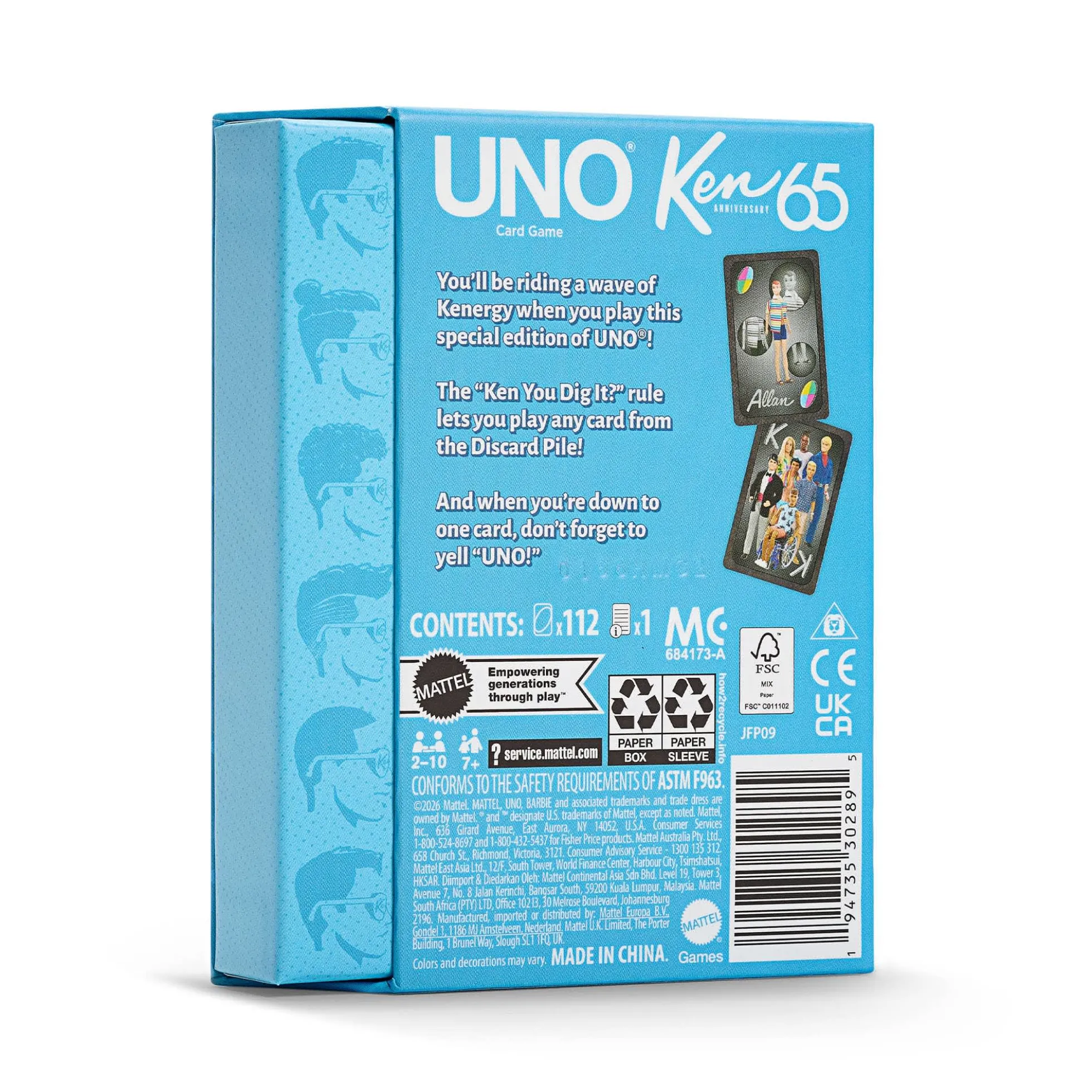 UNO Fandom Ken 65th Anniversary