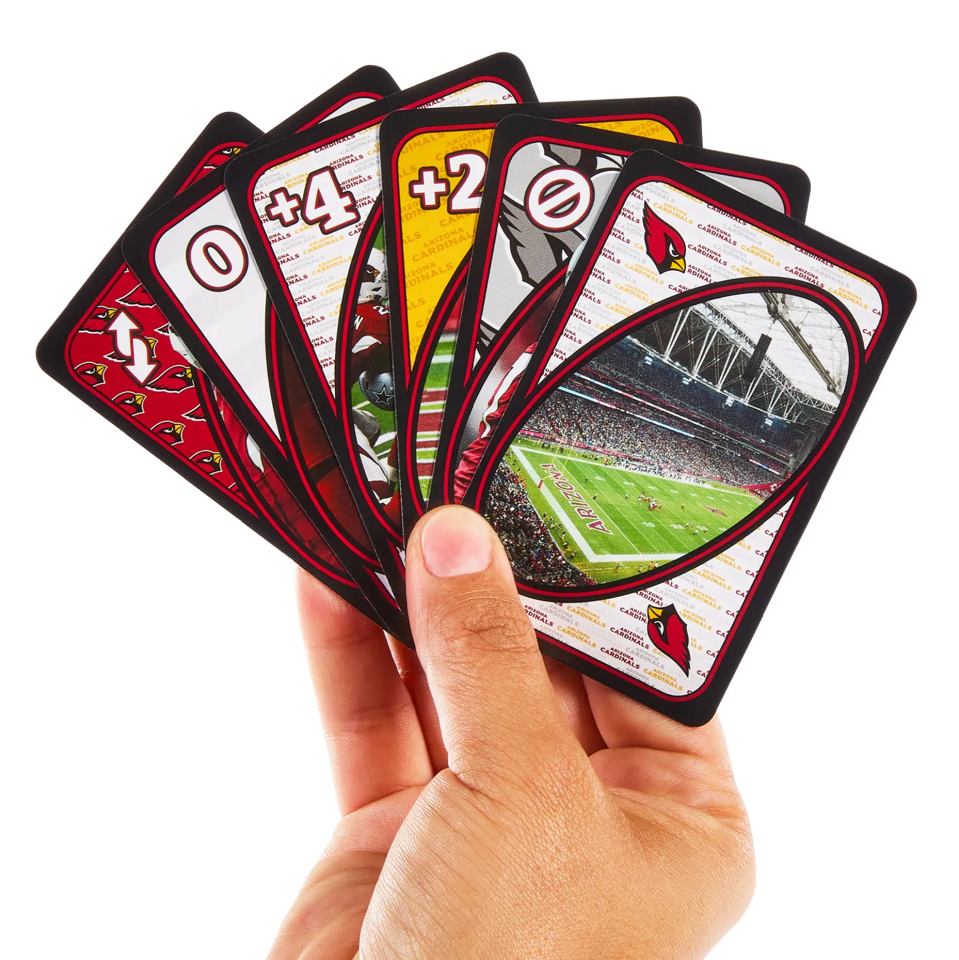 UNO Fandom NFL Arizona Cardinals Game Deck