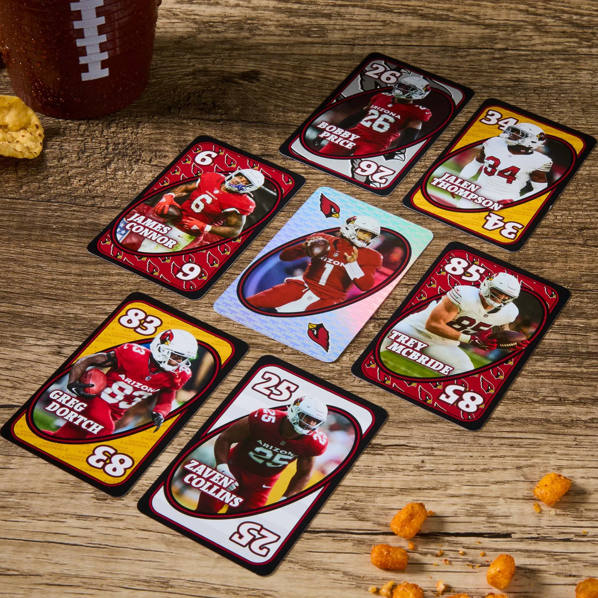 UNO Fandom NFL Arizona Cardinals Game Deck