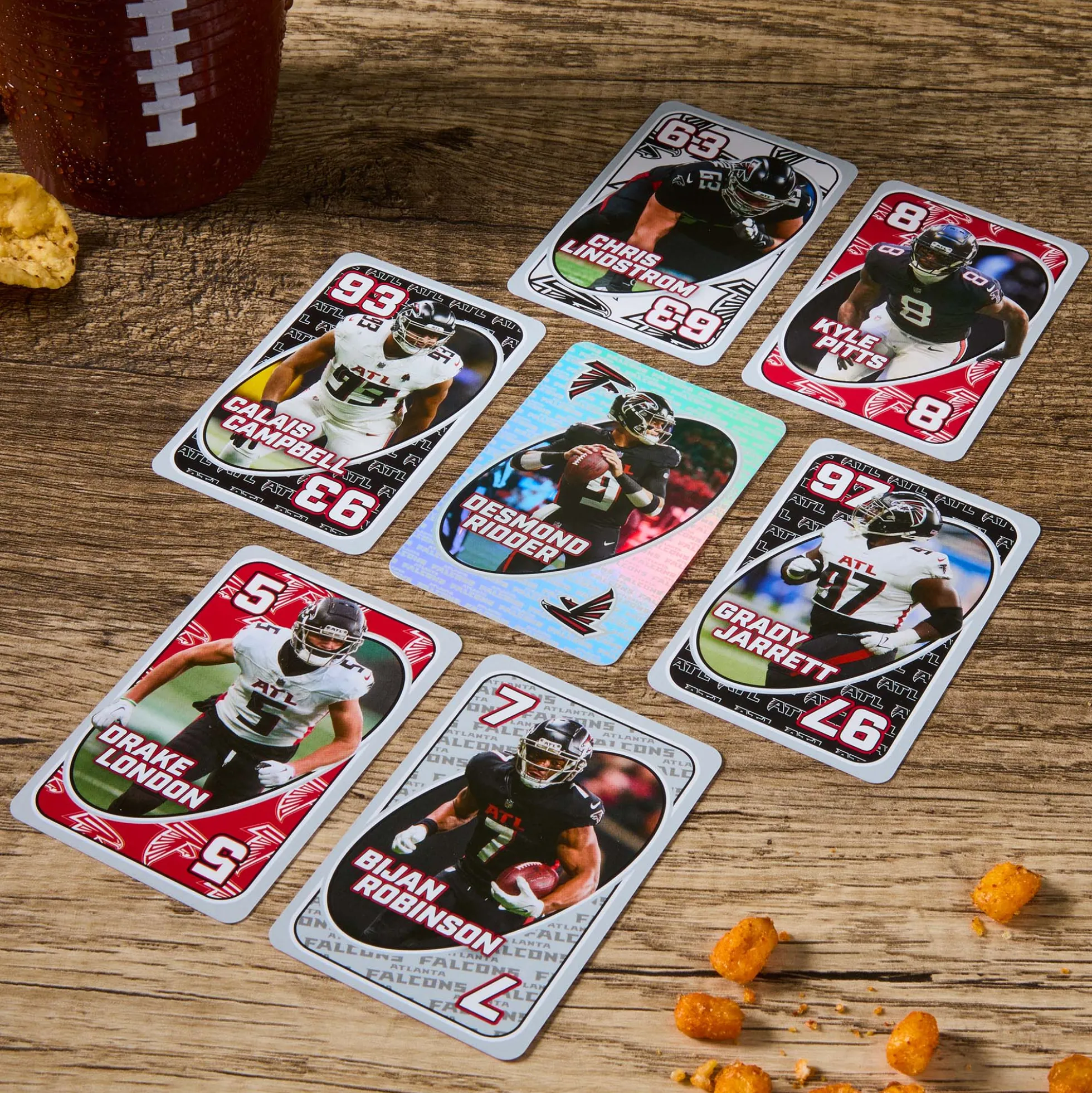UNO Fandom NFL Atlanta Falcons Game Deck