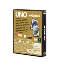 UNO Fandom NFL Baltimore Ravens Game Deck