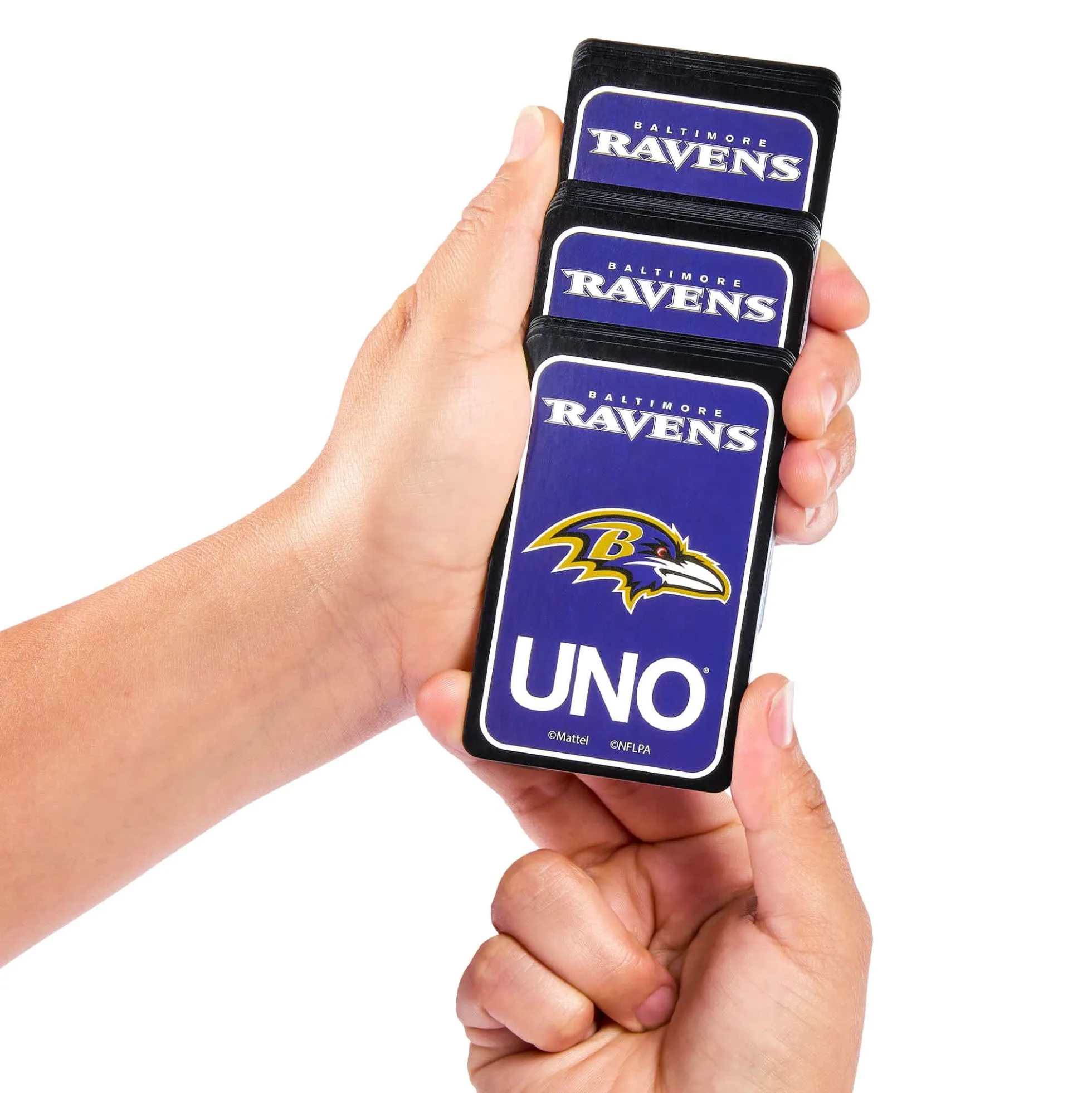 UNO Fandom NFL Baltimore Ravens Game Deck