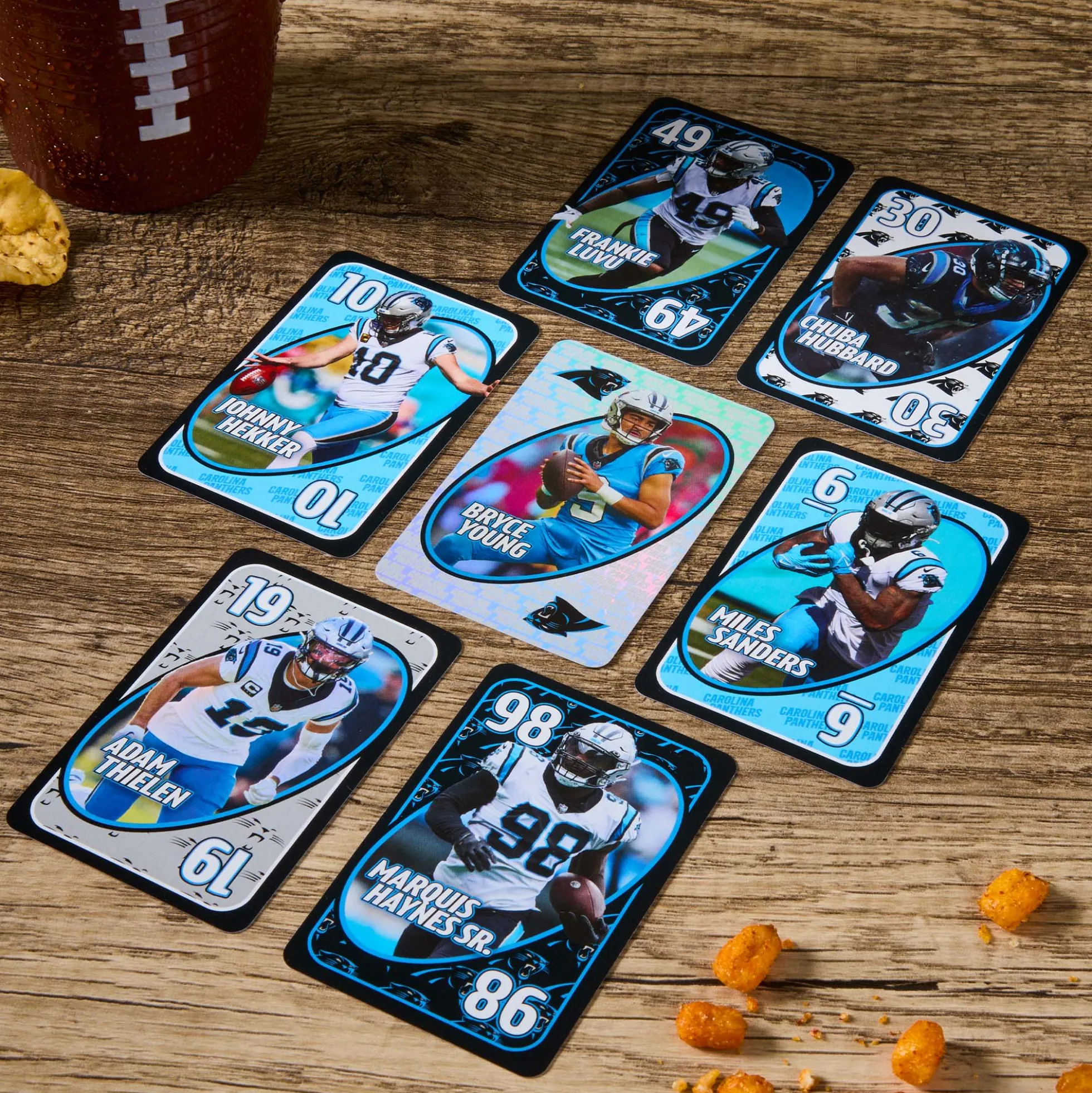 UNO Fandom NFL Carolina Panthers Game Deck