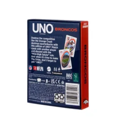 UNO Fandom NFL Denver Broncos Game Deck