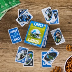 UNO Fandom NFL Detroit Lions Game Deck