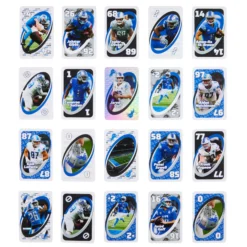 UNO Fandom NFL Detroit Lions Game Deck