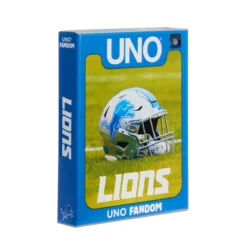 UNO Fandom NFL Detroit Lions Game Deck