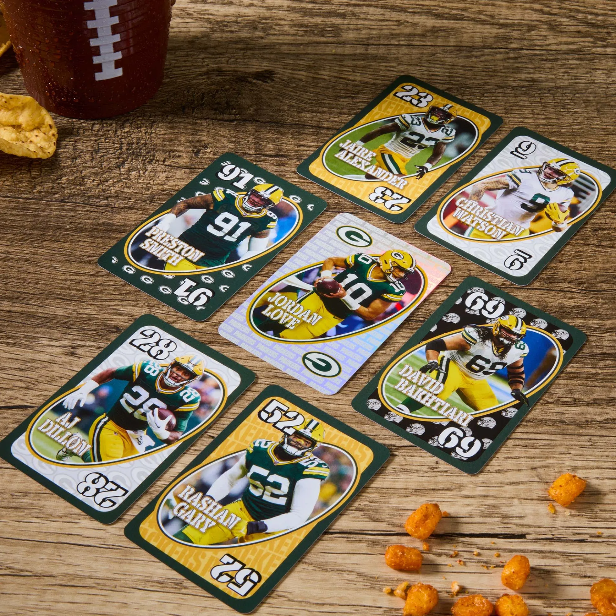 UNO Fandom NFL Green Bay Packers Game Deck