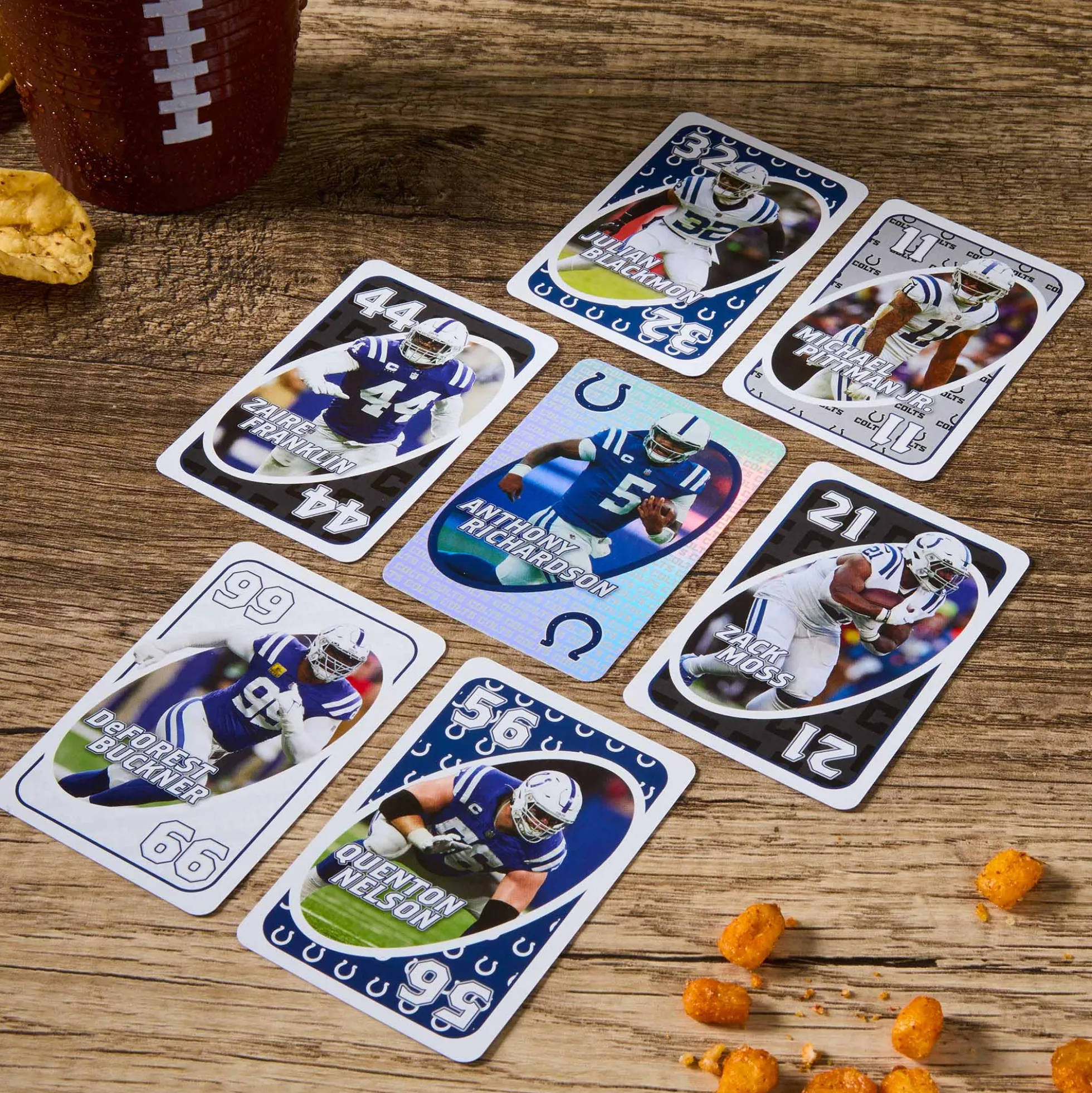UNO Fandom NFL Indianapolis Colts Game Deck
