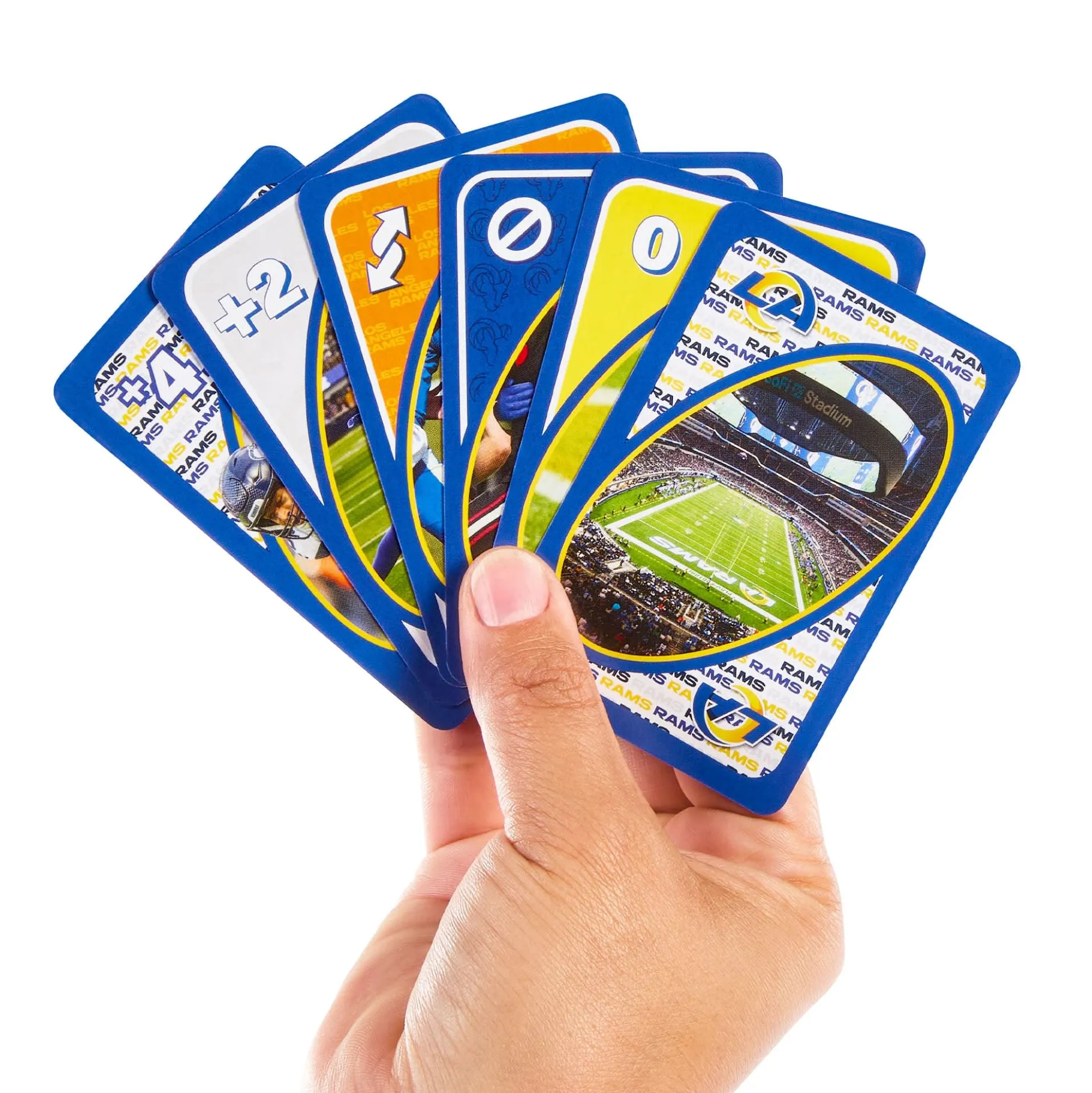 UNO Fandom NFL Los Angeles Rams Game Deck
