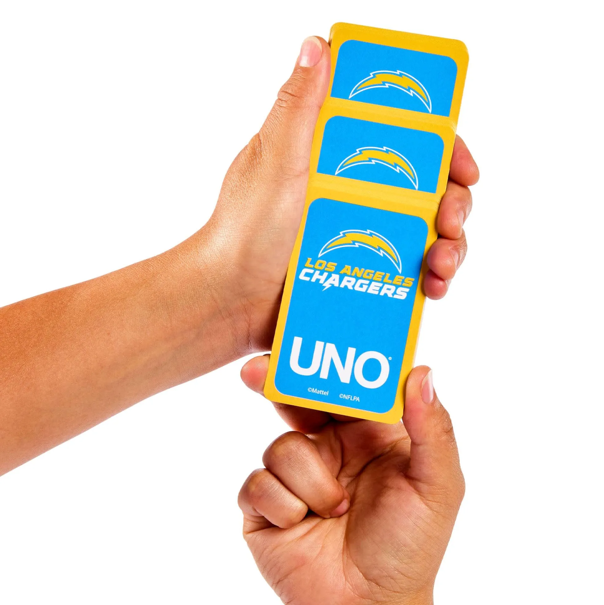 UNO Fandom NFL Los Angeles Chargers Game Deck
