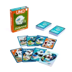 UNO Fandom NFL Miami Dolphins Game Deck