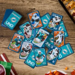UNO Fandom NFL Miami Dolphins Game Deck