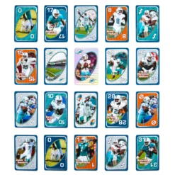 UNO Fandom NFL Miami Dolphins Game Deck