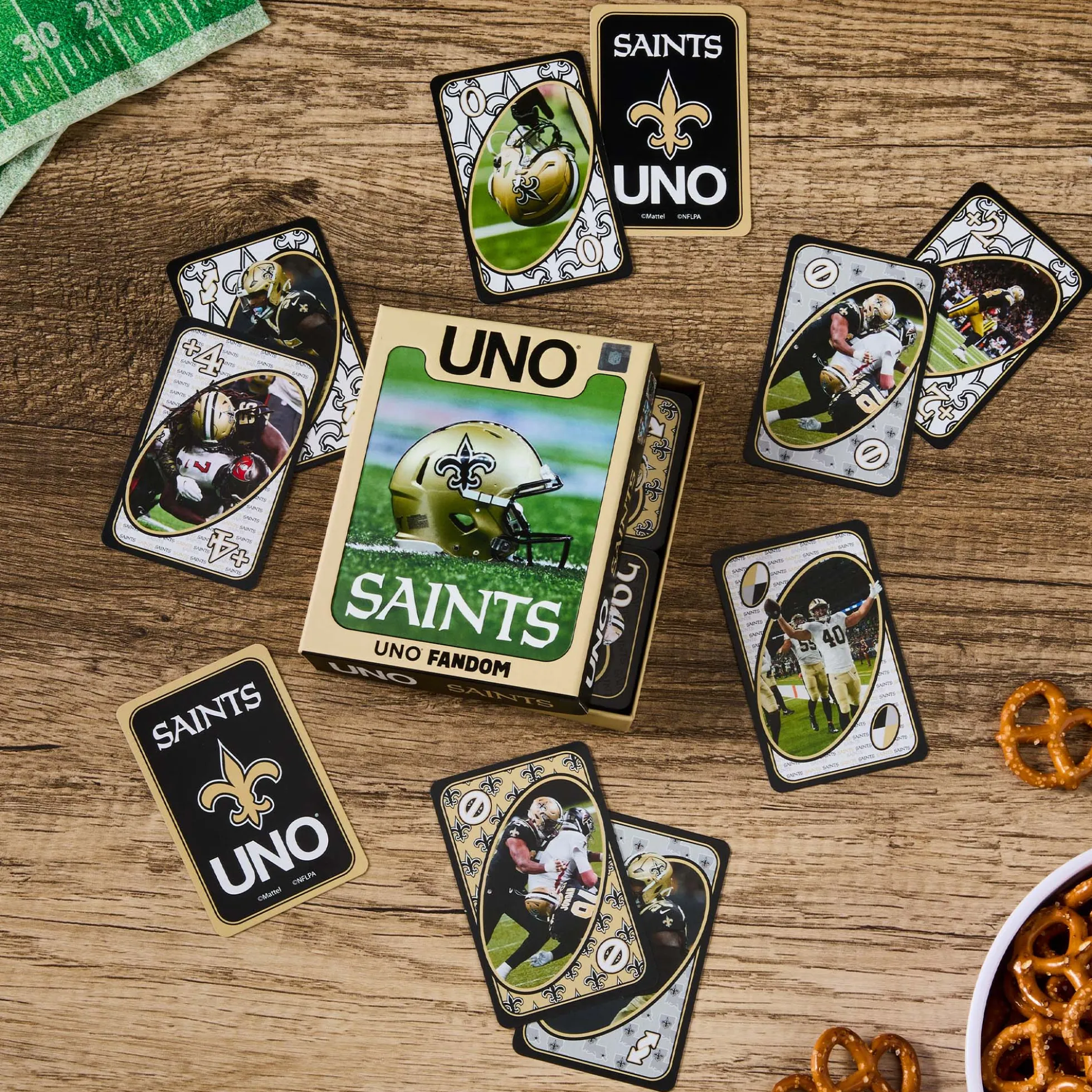 UNO Fandom NFL New Orleans Saints Game Deck