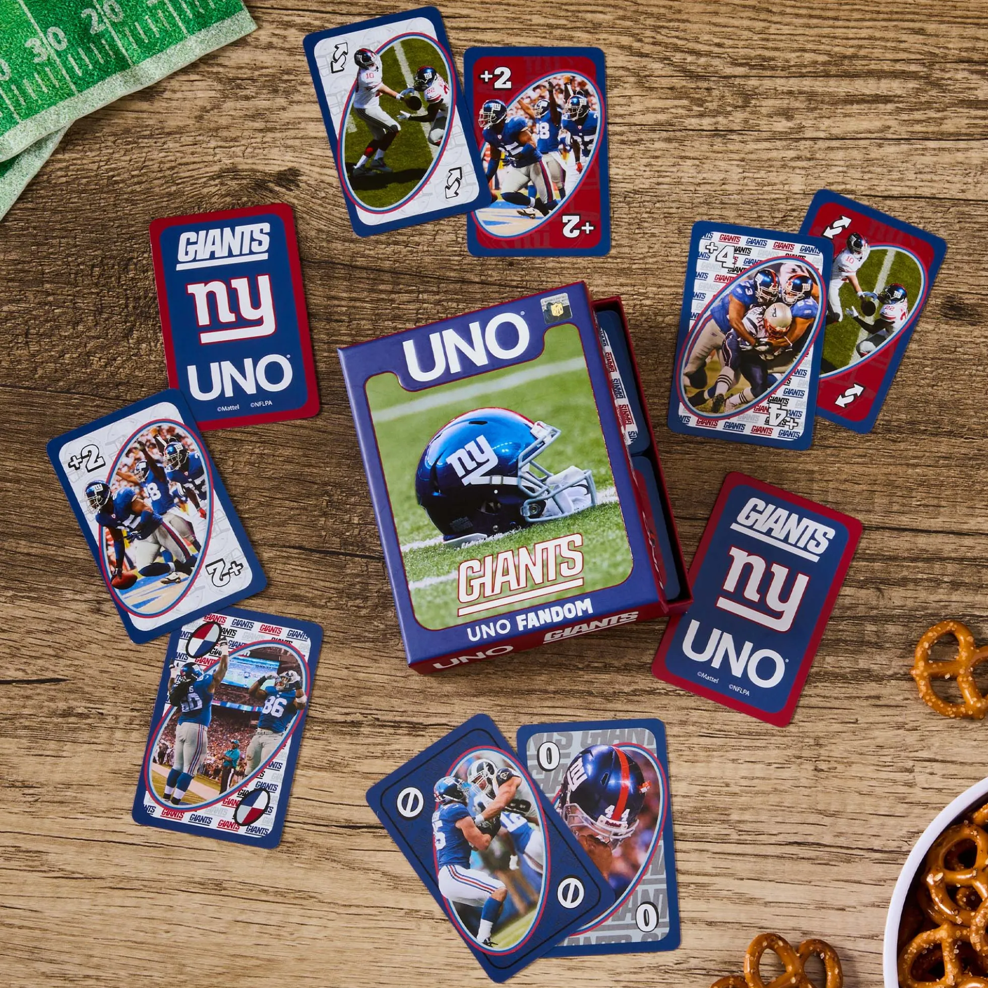 UNO Fandom NFL New York Giants Game Deck