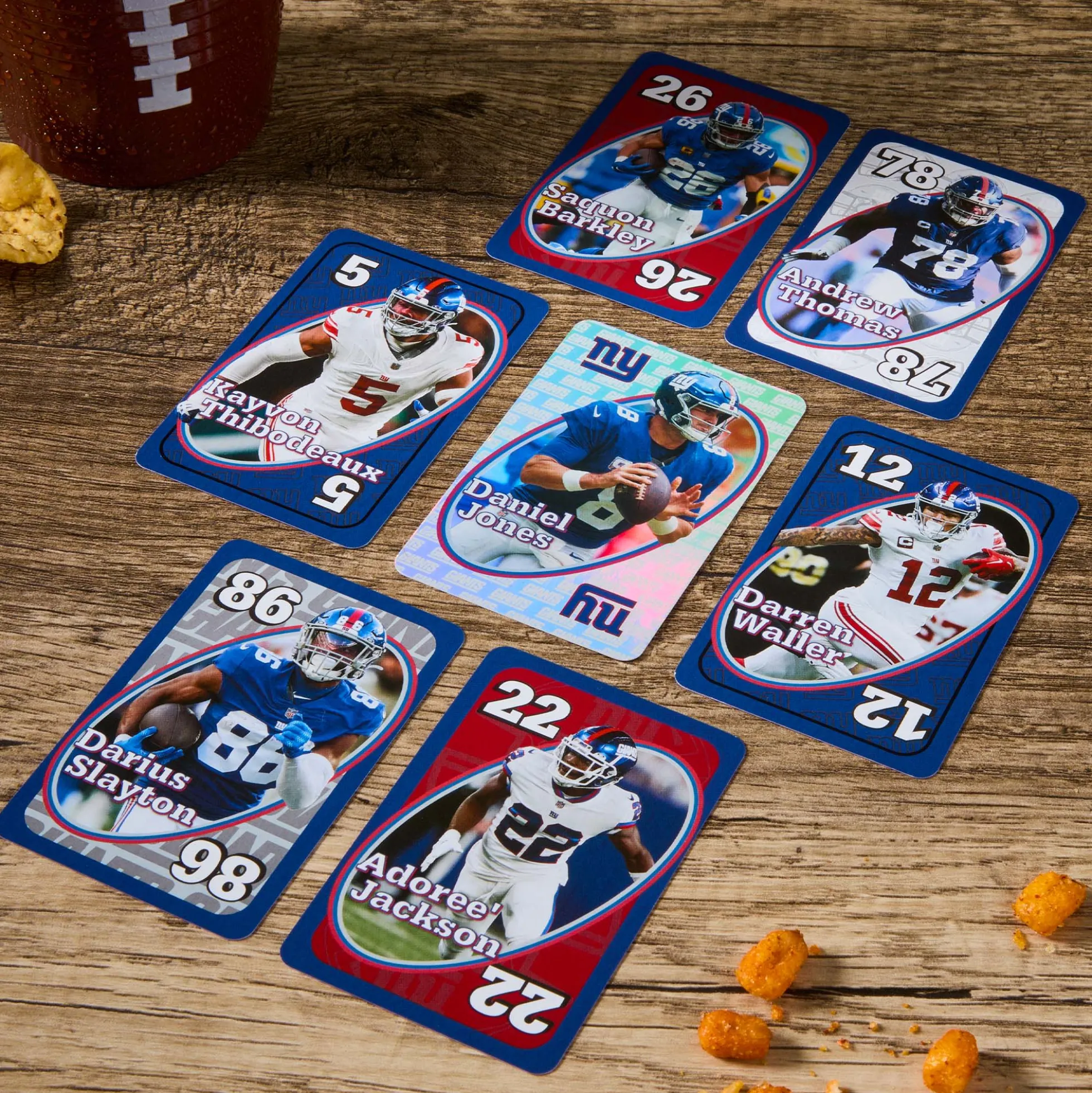UNO Fandom NFL New York Giants Game Deck