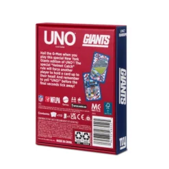 UNO Fandom NFL New York Giants Game Deck