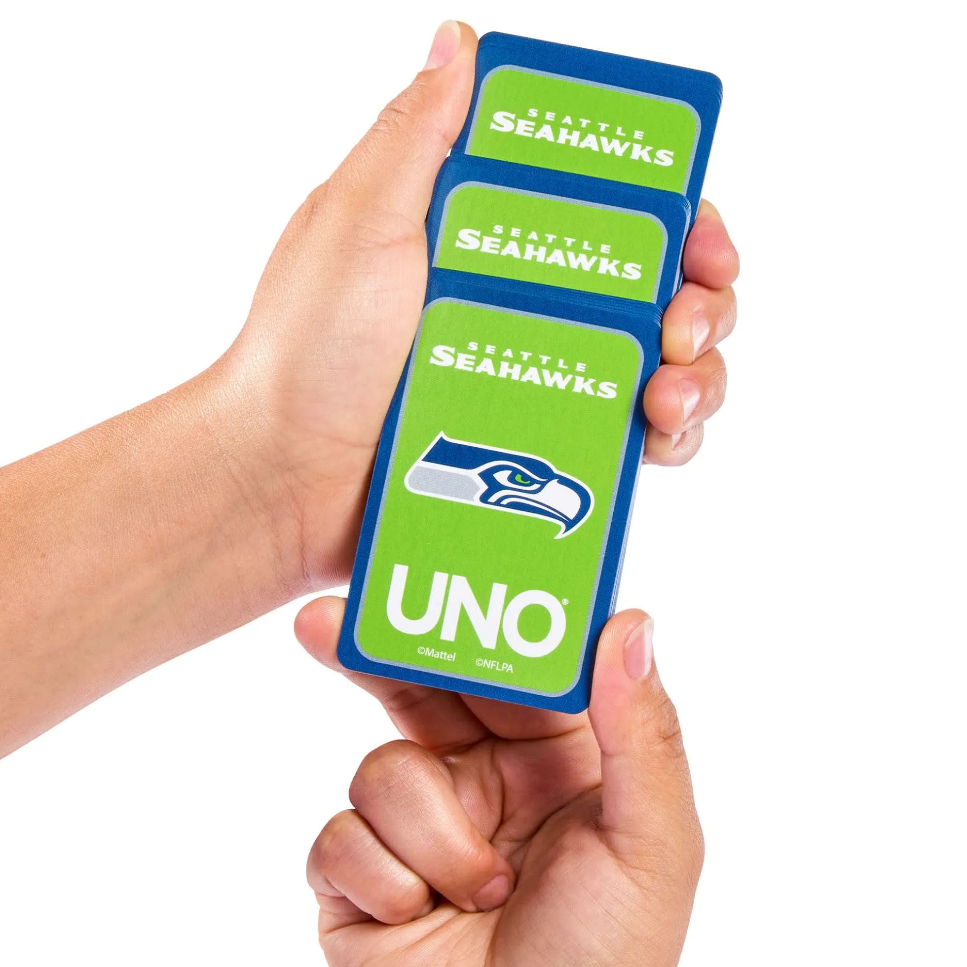 UNO Fandom NFL Seattle Seahawks Game Deck