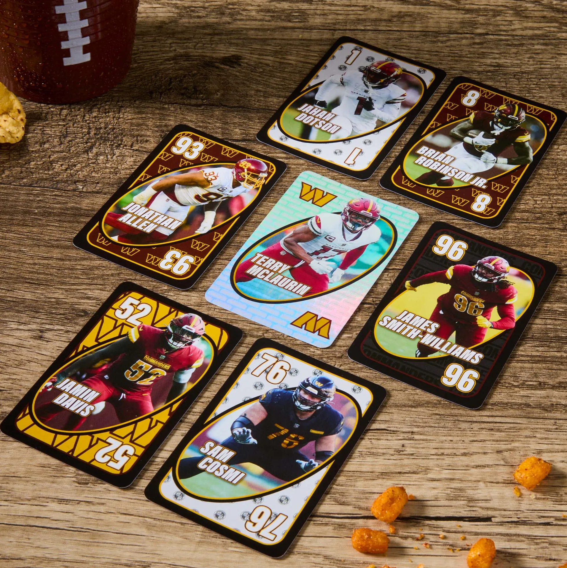 UNO Fandom NFL Washington Commanders Game Deck