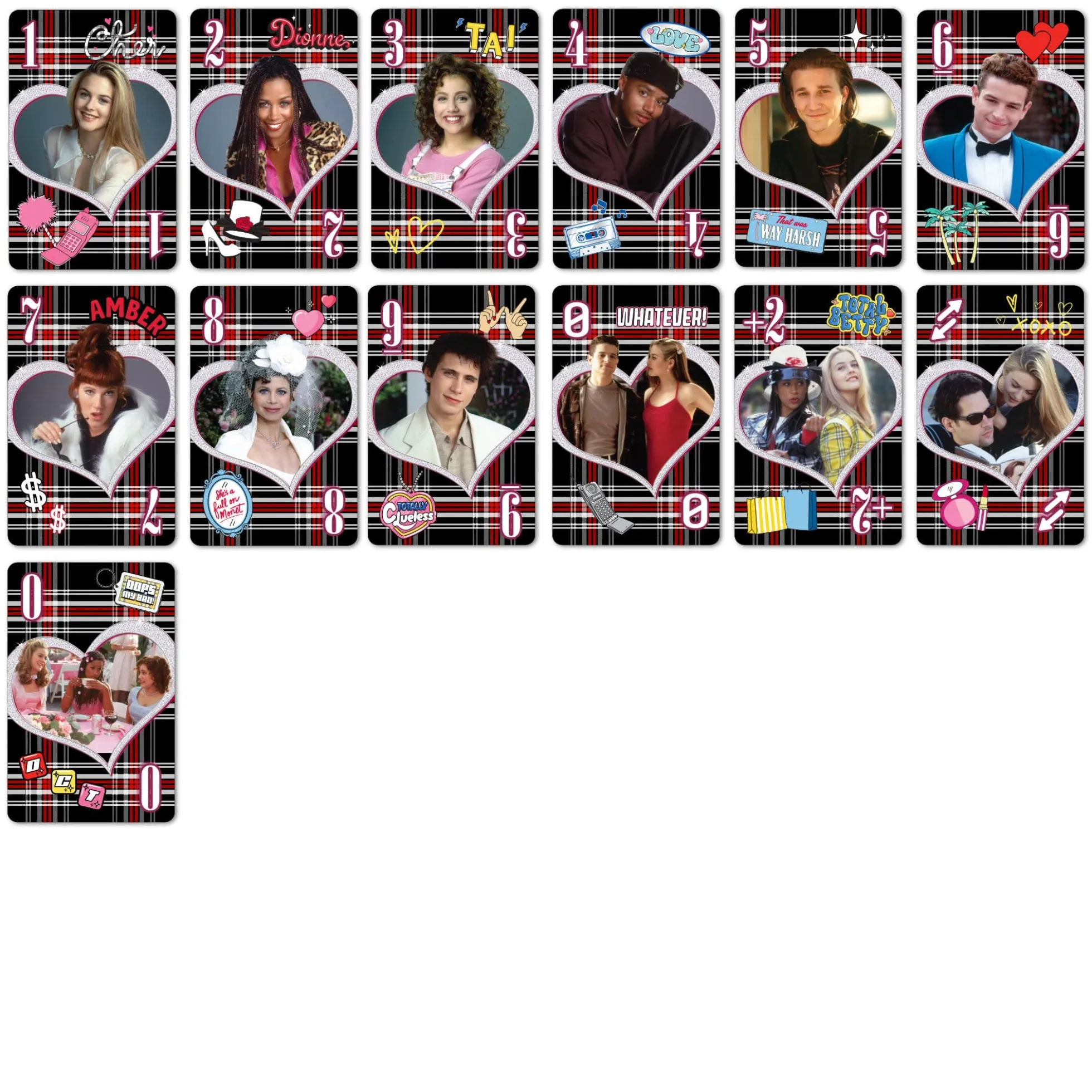 UNO Fandom x Clueless 30th Anniversary Deck
