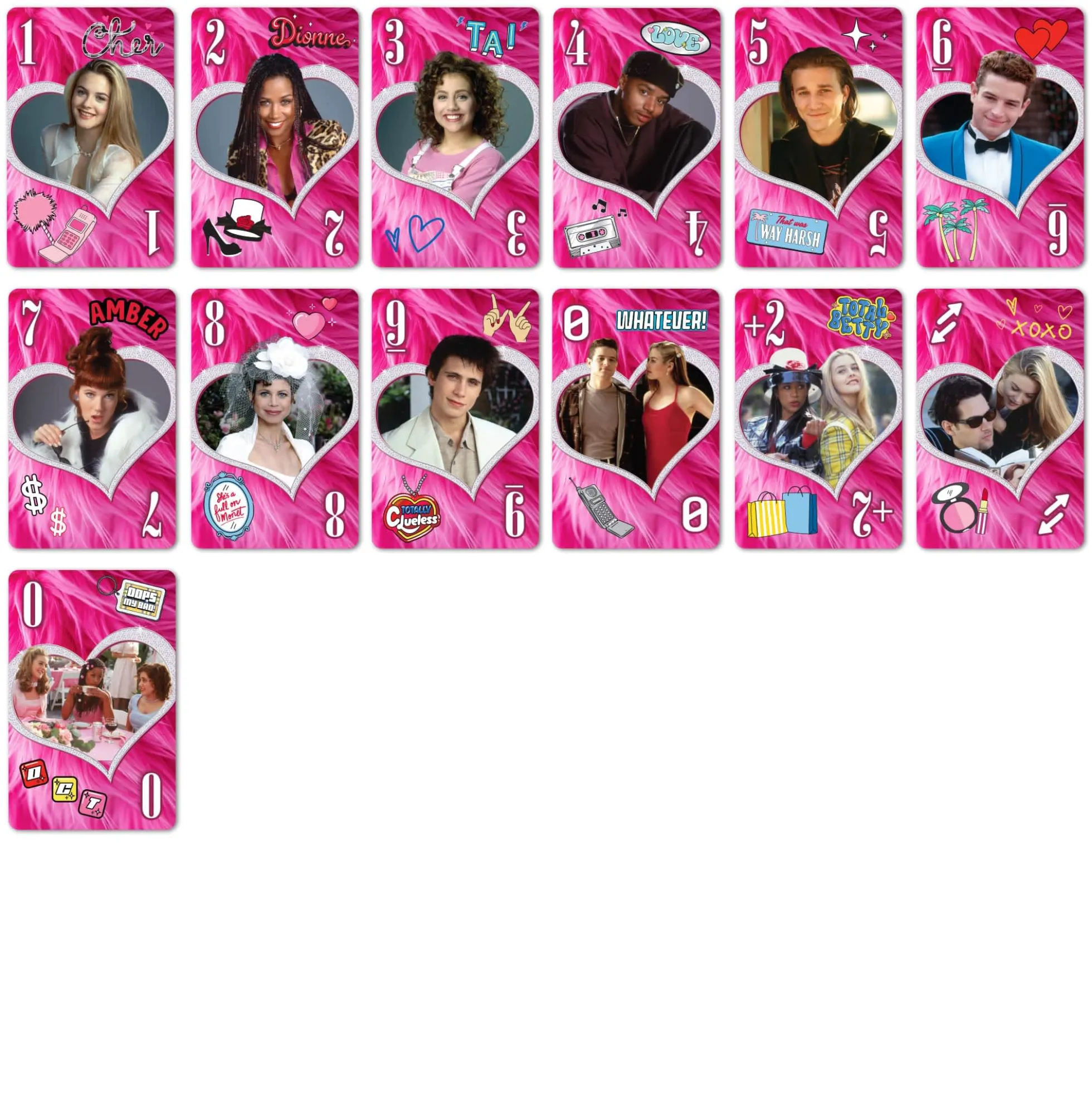 UNO Fandom x Clueless 30th Anniversary Deck